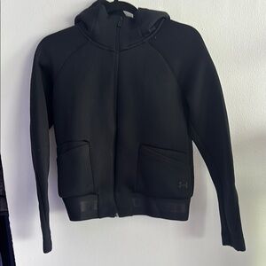 Under Armour Jet Black Full-Zip Hoodie